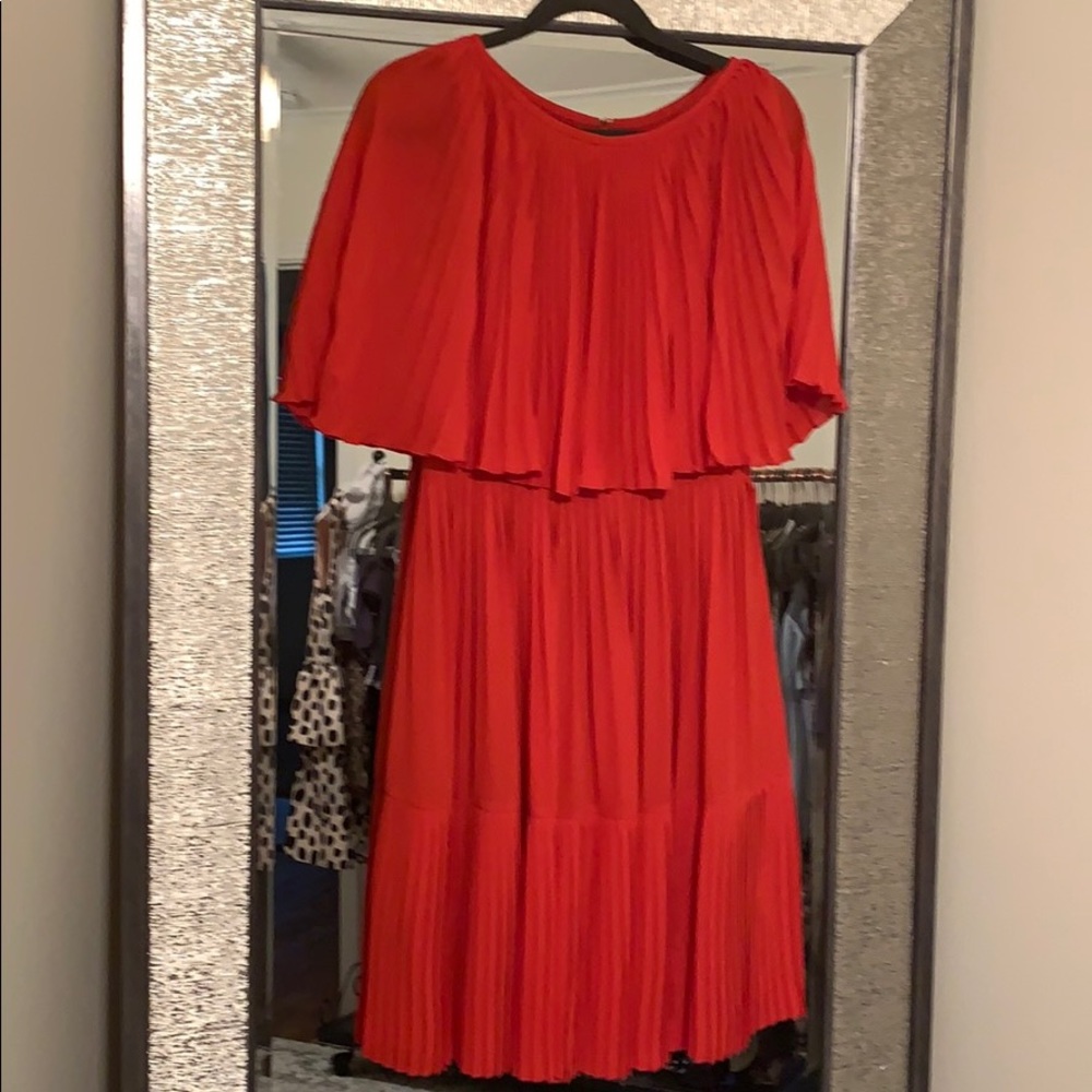 Kate Spade Popover Cape Bodice Dress